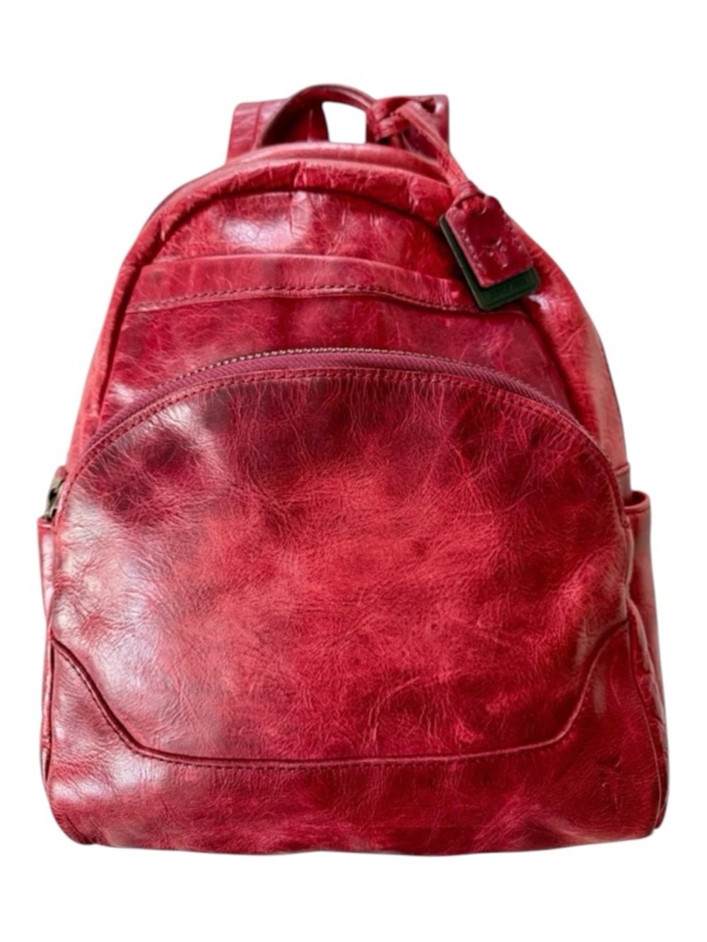 Frye Campus Campus Leather Backpack • Oxblood Red